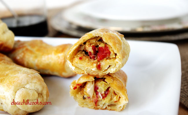 Mediterranean Spring Rolls | Dixie Chik Cooks