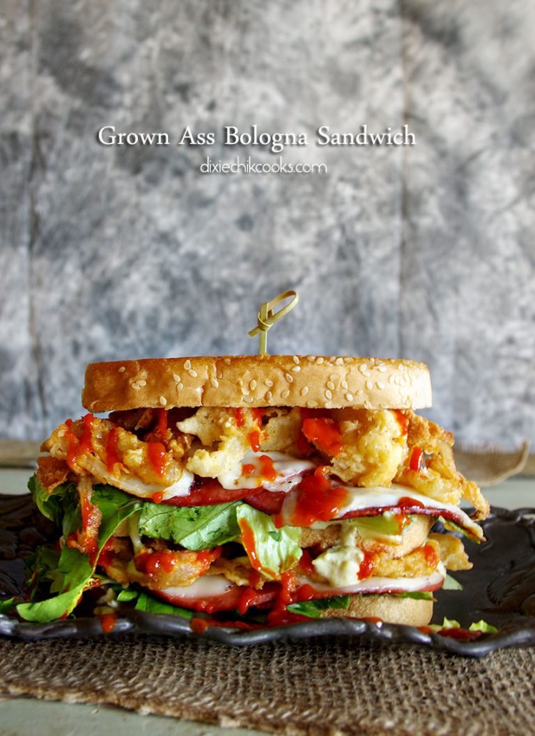 Home 22 Grown Up Bologna Sandwich