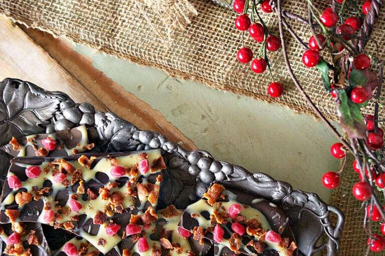 Home 17 Chocolate Caramel Bacon Bark