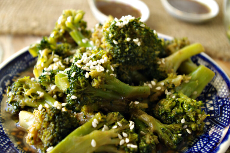 Home 18 Sesame Ginger Broccoli | Dixie Chik Cooks