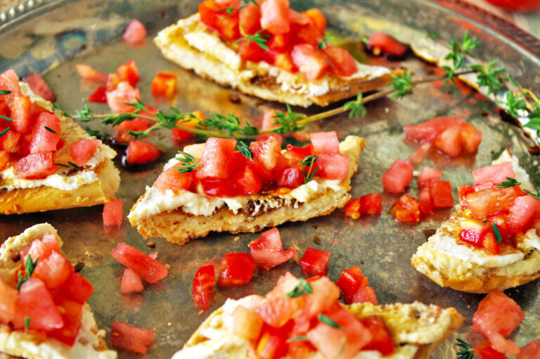 Home 15 Watermelon Jalapeno Bruschetta