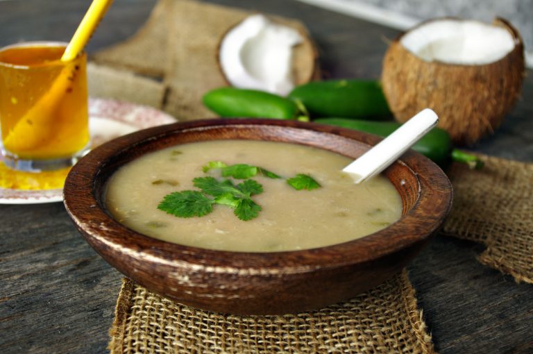 Home 19 Coconut Jalapeno Basmati Rice Soup | Dixie Chik Cooks