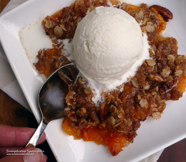 Mango Peach Crisp 4 Dixie Chik Cooks 3