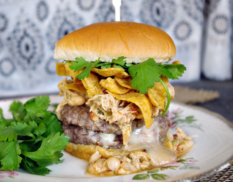 Home 16 White Chicken Chili Burger