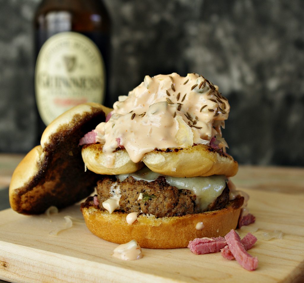 Reuben Burger Dixie Chik Cooks