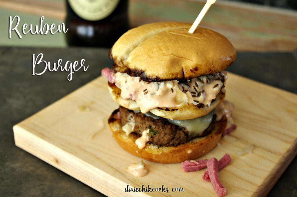 Reuben Burger Dixie Chik Cooks