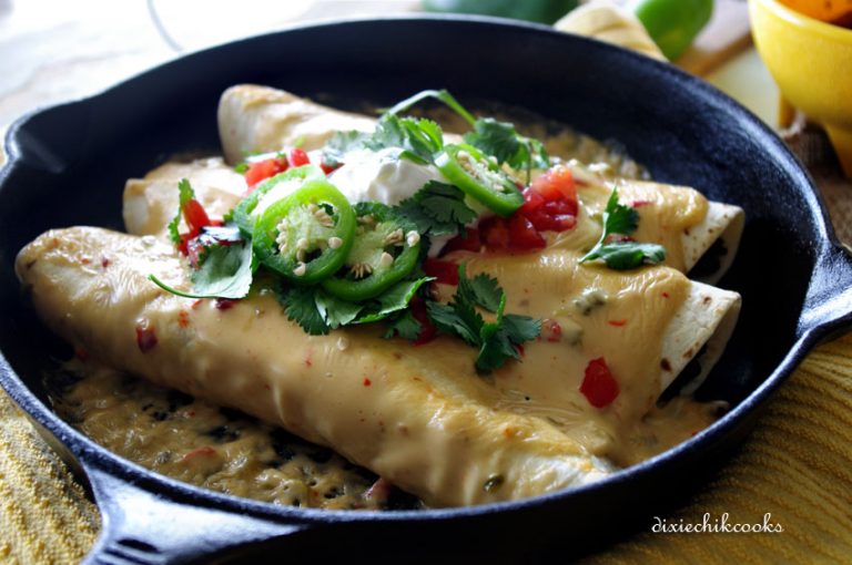 Home 22 Beef and Bean Enchiladas