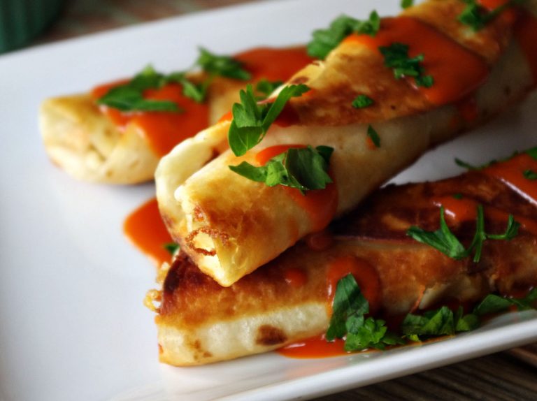Home 14 Buffalo Chicken Taquitos