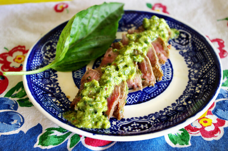 Flank Steak with Chimichurri