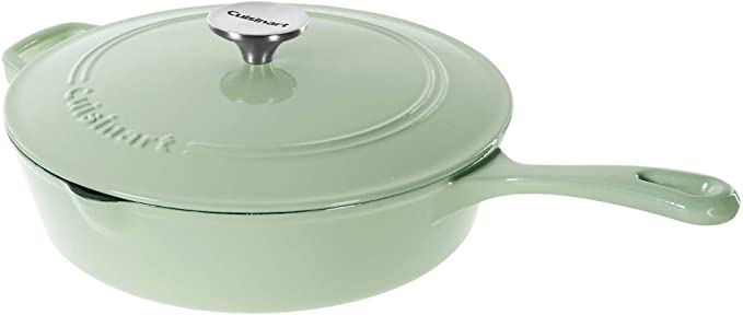 Discontinued Chef's Classic™ Enameled Cast Iron Cookware 12″ (4.5 Qt)  Chicken Fryer