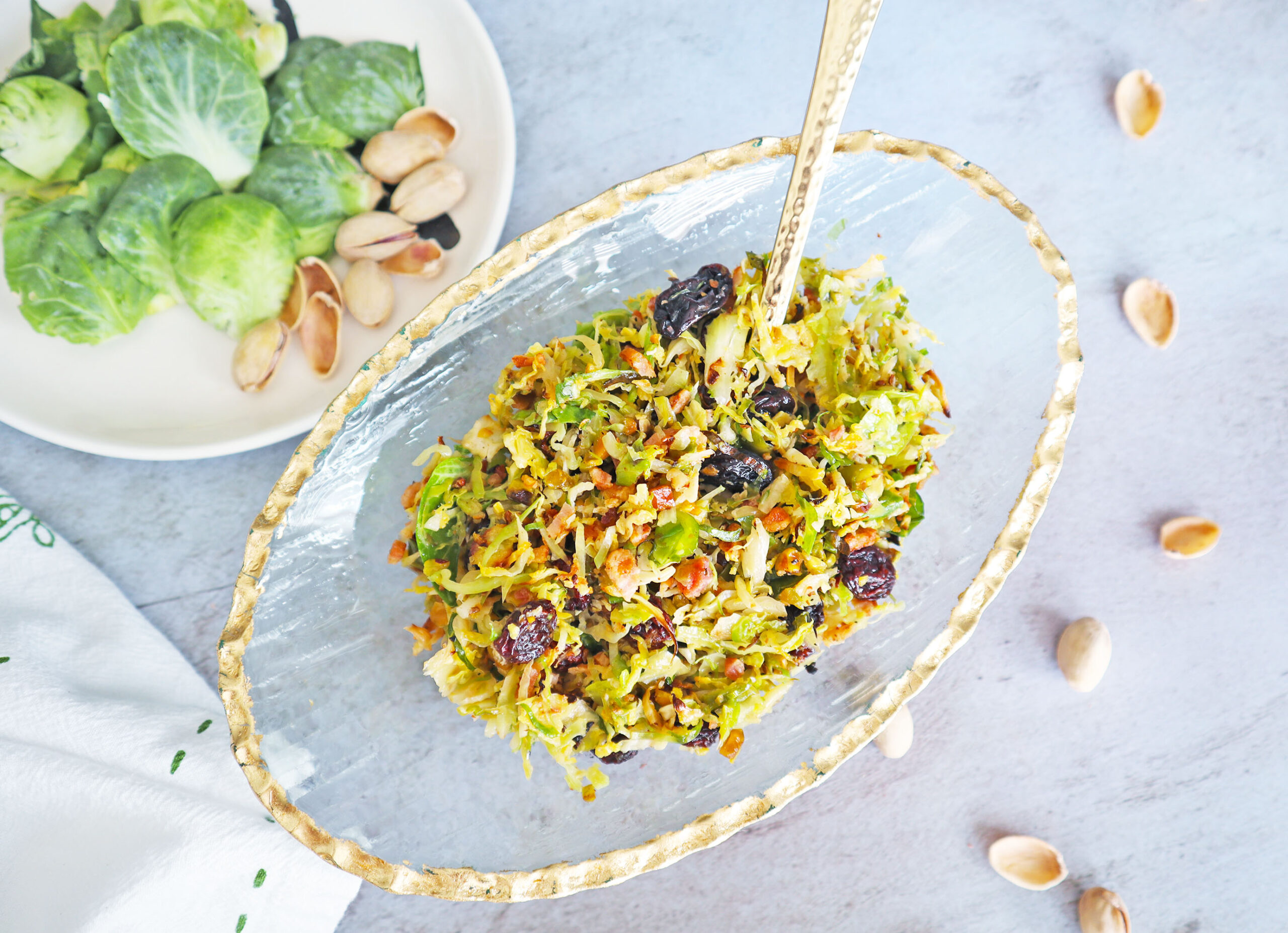 Brussels Sprouts Slaw | Dixie Chik Cooks